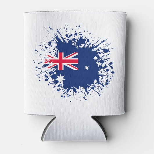 Australia Souvenir Landmark, Australia Flag Travel Blikjeskoeler (Voorkant)