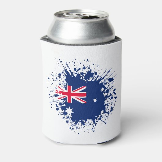 Australia Souvenir Landmark, Australia Flag Travel Blikjeskoeler (Blikje Achterkant)