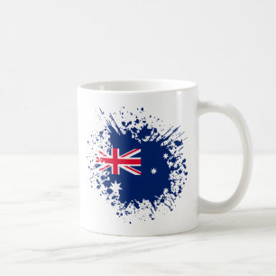 Australia Souvenir Landmark, Australia Flag Travel Koffiemok