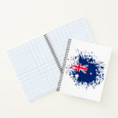 Australia Souvenir Landmark, Australia Flag Travel Notitieboek (Binnen)