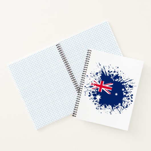 Australia Souvenir Landmark, Australia Flag Travel Notitieboek (Binnen)