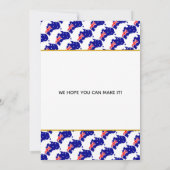 AUSTRALIA Speciale Evenement Trouwfeest Viering Save The Date (Achterkant)