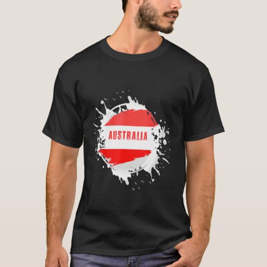 Australia Splash T-shirt (Voorkant)