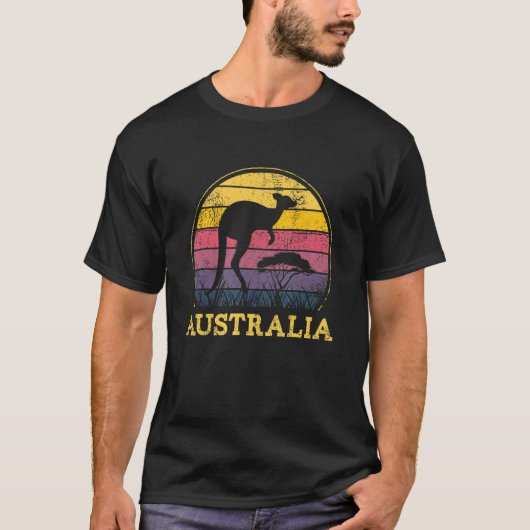 Australia Straya Outback Sydney Melbourne Koala Br T-shirt (Voorkant)
