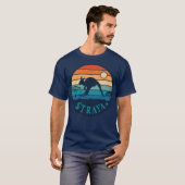 Australia Straya Retro Kangaroo Aussie T-shirt (Voorkant volledig)