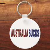 Australia Sucks Sleutelhanger (Voorkant)