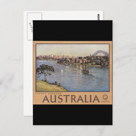Australia Sydney Harbour Briefkaart (Voorkant / Achterkant)