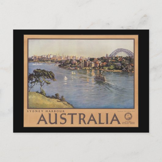 Australia Sydney Harbour Briefkaart (Voorkant)