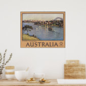 Australia Sydney Harbour Poster (Keuken)