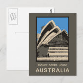 Australia Sydney Opera House Briefkaart (Voorkant / Achterkant)
