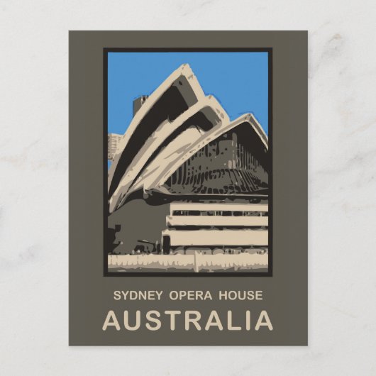 Australia Sydney Opera House Briefkaart (Voorkant)