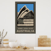 Australia Sydney Opera House Poster (Keuken)