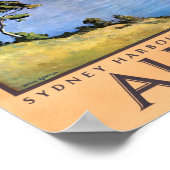 Australia Sydney Restored Vintage Travel Poster (Hoek)