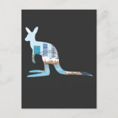 Australia Sydney Skyline Adventure kangaroo Travel Briefkaart (Voorkant)