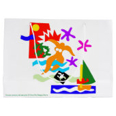 Australia -SYDNEY SUMMER - Surf & sailing - Large Cadeautasje (Achterkant)