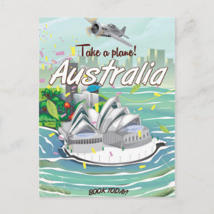Australia Sydney vintage poster Briefkaart