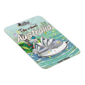 Australia Sydney vintage poster Magneet (Rechterzijde)
