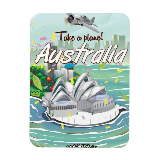 Australia Sydney vintage poster Magneet (Verticaal)