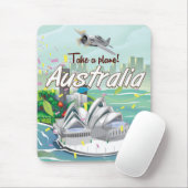 Australia Sydney vintage poster Muismat (Met muis)