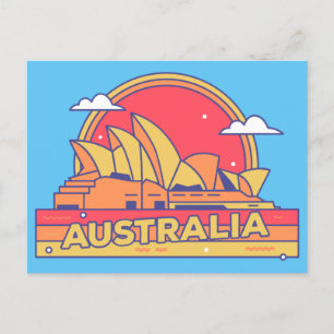 Australia Travel Souvenir Briefkaart