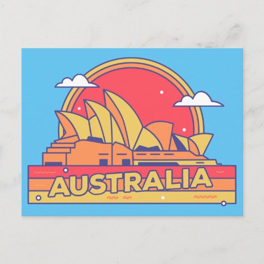 Australia Travel Souvenir Briefkaart (Voorkant)