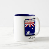 Australia Two-tone Mug Tweekleurige Koffiemok (Voorkant rechts)