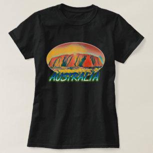 Australia Uluru Ayers Rock surreal T-shirt