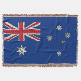 Australia Unique Flag Art Original Souvenir Deken