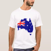 australia vlag t-shirt (Voorkant)