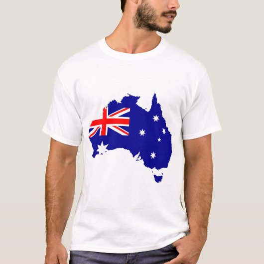 australia vlag t-shirt (Voorkant)