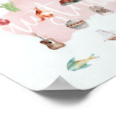 Australia Wanderlust Landmarks Map Poster (Hoek)