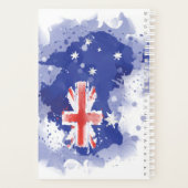 Australia Waterverf Map Planner (Achterkant)