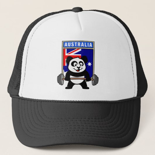 Australia Weightlift Panda Trucker Pet (Voorkant)