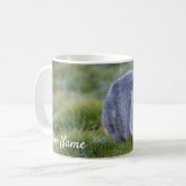 Australia Wombat Cute Personalized Photo Koffiemok (Voorkant links)