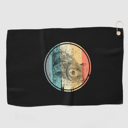 Australia Wombat Golfhanddoek (Horizontaal)