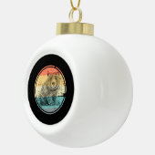 Australia Wombat Keramische Bal Ornament (Rechts)