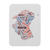Australia Word Art Magneet (Verticaal)