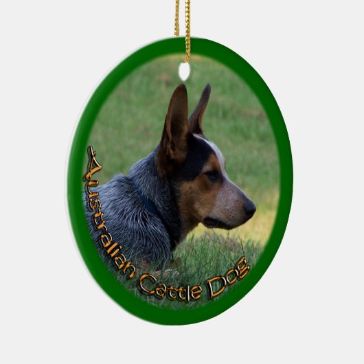 AUSTRALIAANSE KATTELDOG - BLAUWE HOLER - ORNAMENT (Rechts)