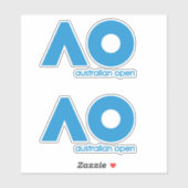 AUSTRALIAANSE OPEN-TENNIS STICKER (Vel)