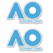 AUSTRALIAANSE OPEN-TENNIS STICKER (Voorkant)