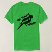 australiaanse ringnek parrot 14 t-shirt (Design voorkant)