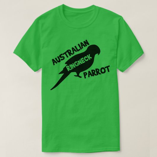 australiaanse ringnek parrot 14 t-shirt (Design voorkant)