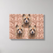 AUSTRALIAANSE TERRIER CANVAS AFDRUK (Voorkant)