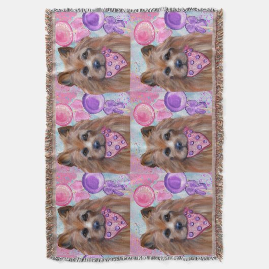 AUSTRALIAANSE TERRIER DEKEN (Voorkant Verticaal)