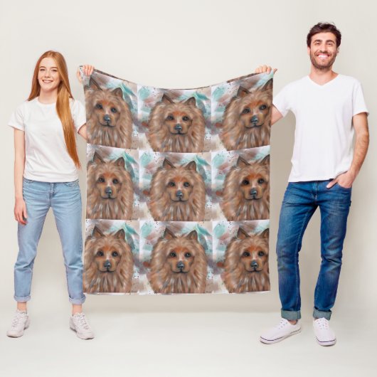 AUSTRALIAANSE TERRIER FLEECE DEKEN (In situ)