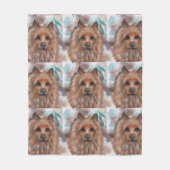 AUSTRALIAANSE TERRIER FLEECE DEKEN (Voorkant)