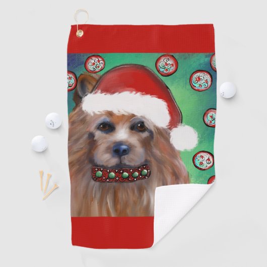 AUSTRALIAANSE TERRIER GOLFHANDDOEK (Insitu)