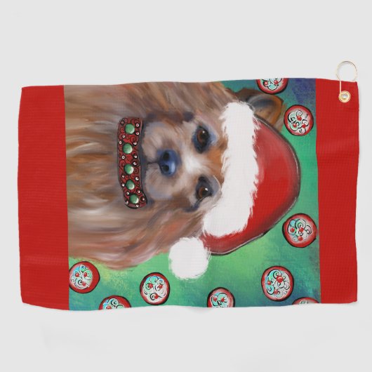 AUSTRALIAANSE TERRIER GOLFHANDDOEK (Horizontaal)