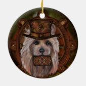 AUSTRALIAANSE TERRIER KERAMISCH ORNAMENT (Achterkant)