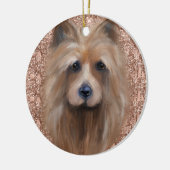 AUSTRALIAANSE TERRIER KERAMISCH ORNAMENT (Links)